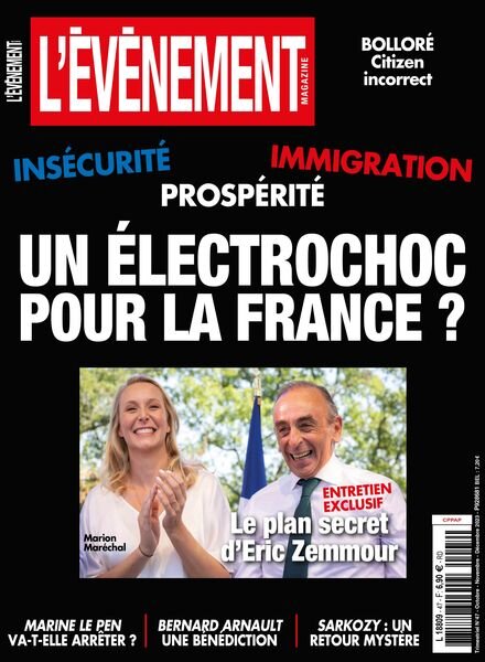 L’evenement Magazine – Octobre-Decembre 2023 Cover