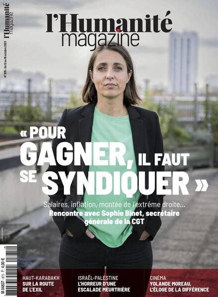 L’Humanite Magazine – 12 Octobre 2023 Cover