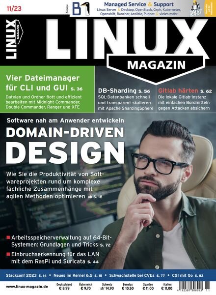 Linux-Magazin – November 2023 Cover