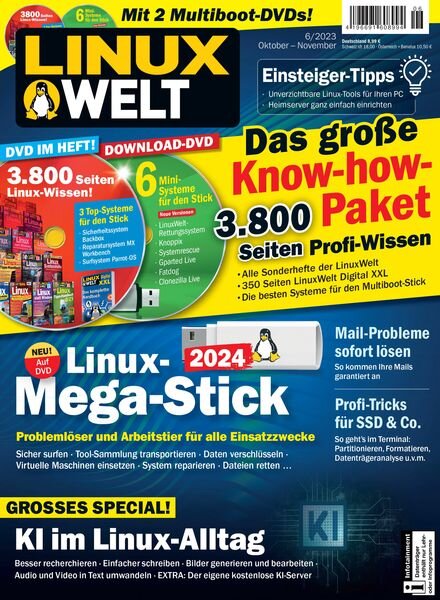 LinuxWelt – Oktober-November 2023 Cover