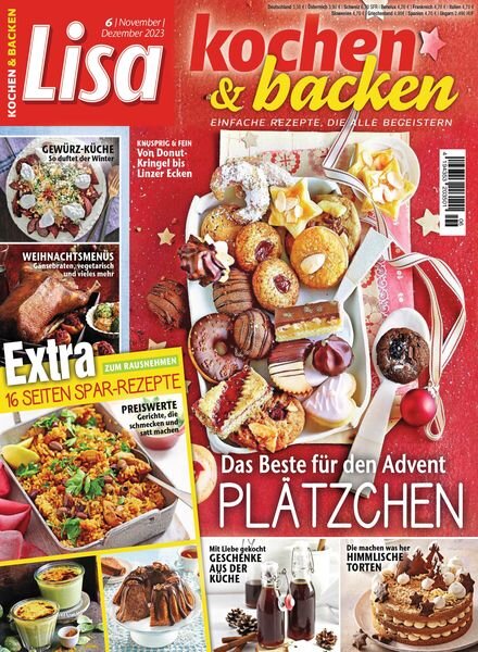 Lisa Kochen & Backen – November-Dezember 2023 Cover