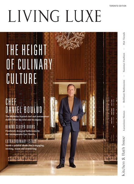 Living Luxe Magazine – Kitchen & Bath Summer 2023 Cover