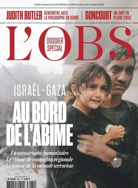 L’Obs – 19 Octobre 2023 Cover