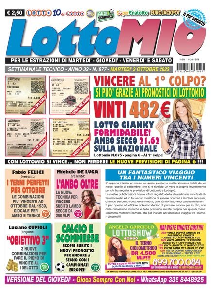 Lottomio – 3 Ottobre 2023 Cover