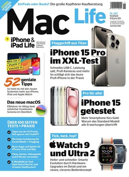 Mac Life Germany – November 2023 Cover