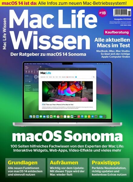 Mac Life Wissen – Nr 1 2024 Cover