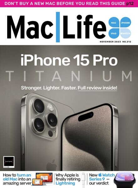 MacLife UK – Issue 212 – November 2023 Cover