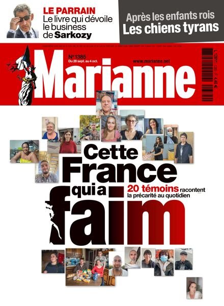 Marianne – 28 Septembre 2023 Cover