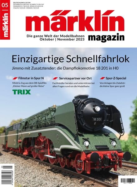 Marklin Magazin – Oktober-November 2023 Cover