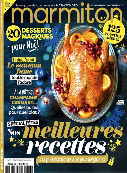 Marmiton – Novembre-Decembre 2023 Cover
