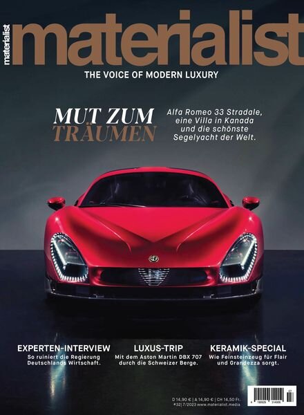 Materialist – 14 Oktober 2023 Cover