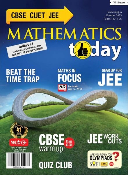 Mathematics Today – October 2023 Cover