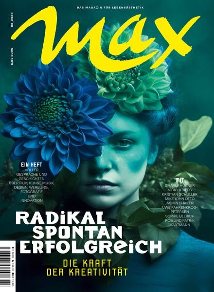 MAX Das Magazin fur Lebensasthetik – Oktober 2023 Cover