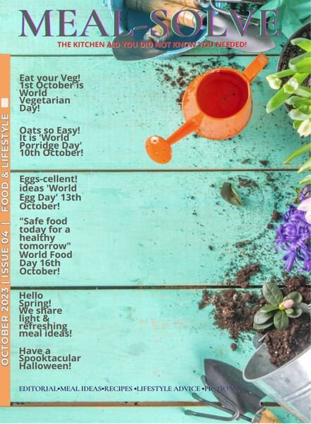 Meal-Solve – October 2023 Cover