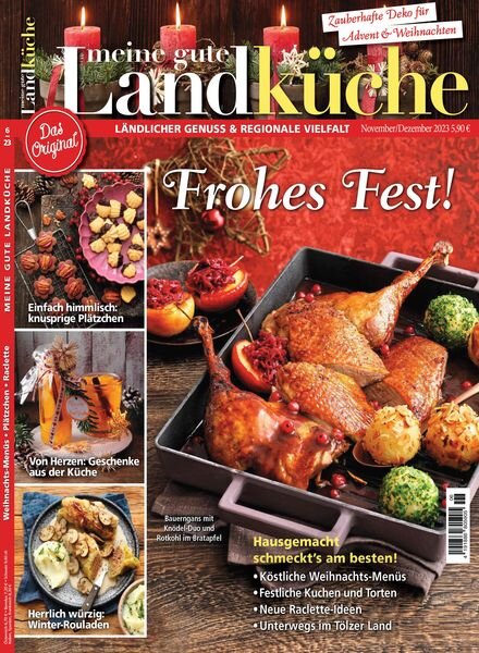 Meine gute Landkuche – November-Dezember 2023 Cover
