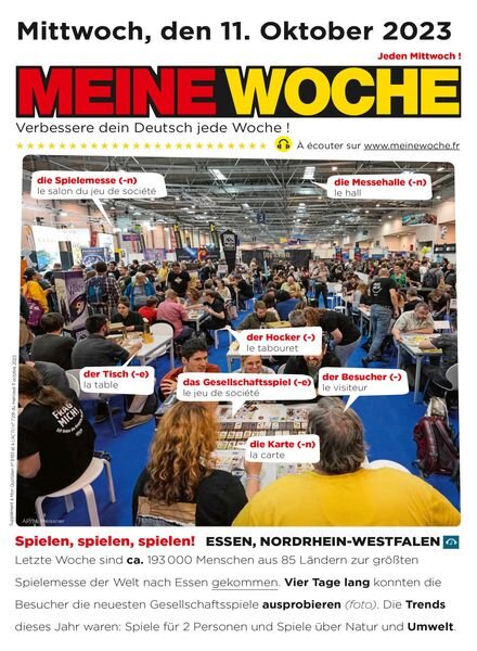 Meine Woche – 11 Oktober 2023 Cover