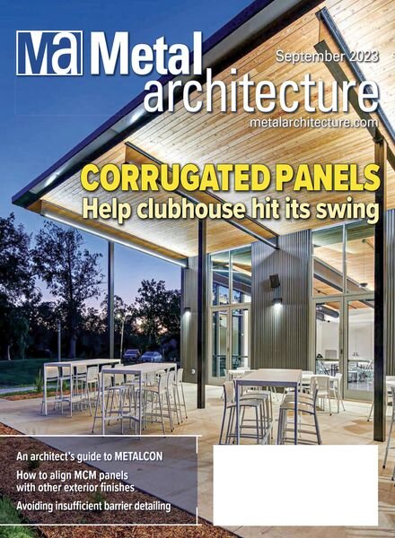 Metal Architecture – September 2023 Cover