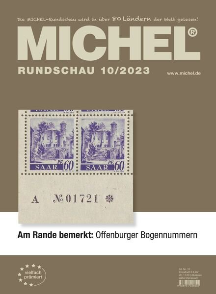 Michel-Rundschau – Oktober 2023 Cover