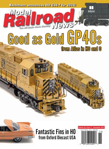 Model Railroad News – November 2023 Cover