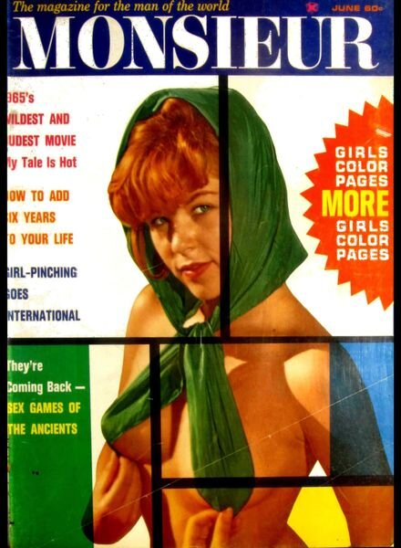 Monsieur – Vol 8 N 1 June 1965 Cover