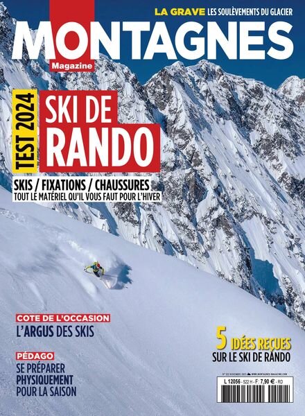 Montagnes Magazine – Novembre 2023 Cover