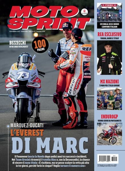 Moto Sprint – 10 Ottobre 2023 Cover