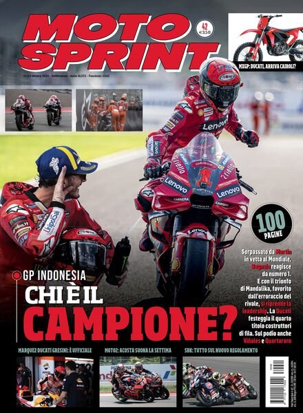 Moto Sprint – 17 Ottobre 2023 Cover