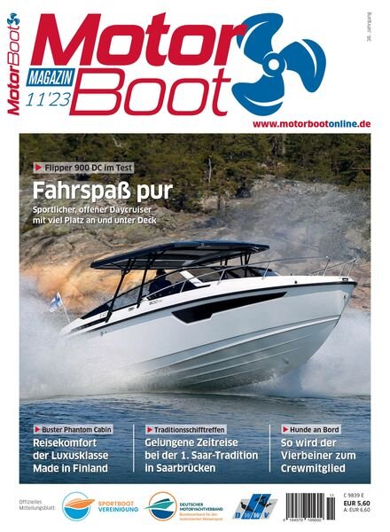 MotorBoot Magazin – November 2023 Cover