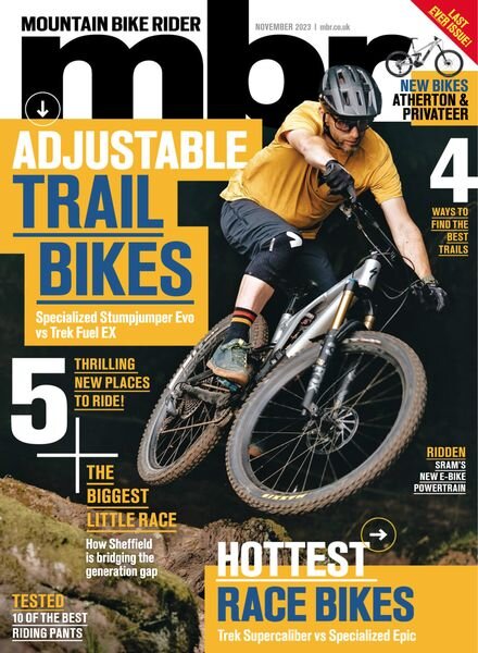 Mountain Bike Rider – November 2023 Cover