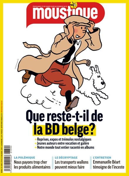 Moustique Magazine – 27 Septembre 2023 Cover