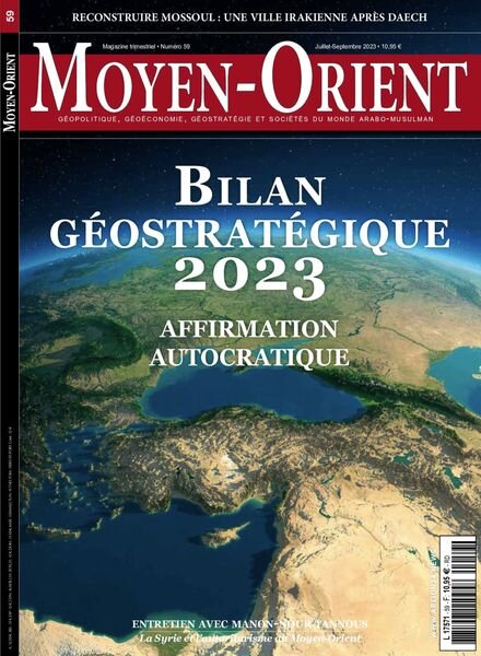 Moyen-Orient – Juillet-Septembre 2023 Cover