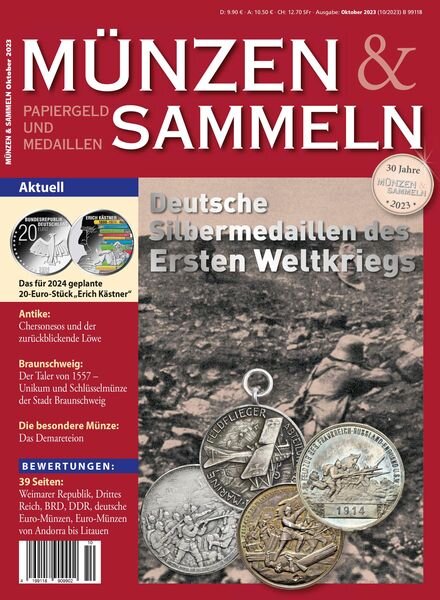 Munzen & Sammeln – Oktober 2023 Cover