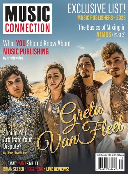 Music Connection – November 2023 Cover