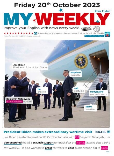 My Weekly fr – 20 Octobre 2023 Cover