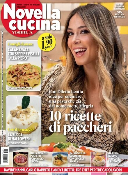 Novella Cucina – Ottobre 2023 Cover