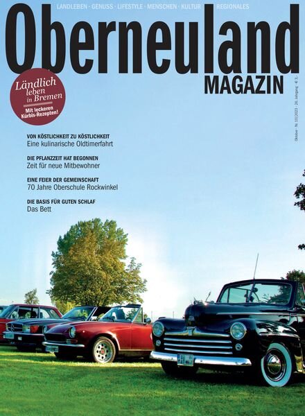 Oberneuland Magazin – Oktober 2023 Cover
