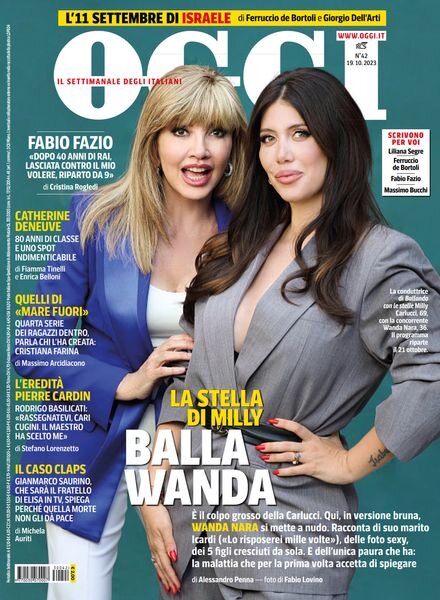 Oggi – 12 Ottobre 2023 Cover