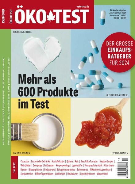 OKO-TEST – Sonderheft Jahrbuch Fur 2024 Cover
