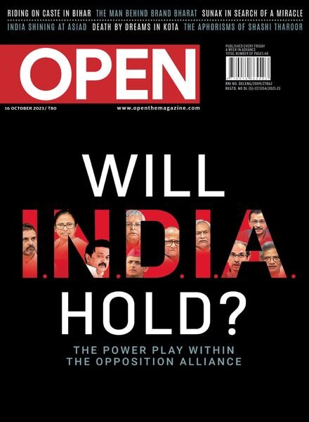 Open Magazine – 16 October 2023 Cover