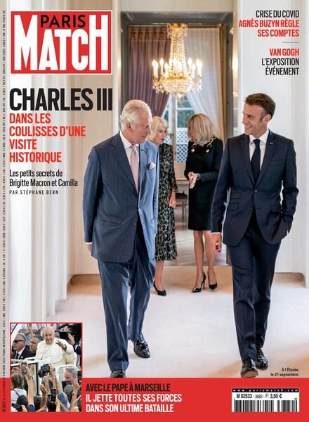 Paris Match – 26 Septembre 2023 Cover