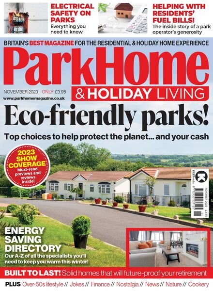 Park Home & Holiday Living – November 2023 Cover