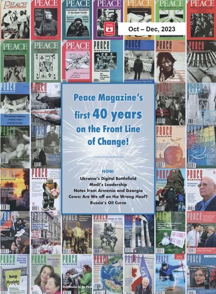 Peace Magazine – October-December 2023 Cover
