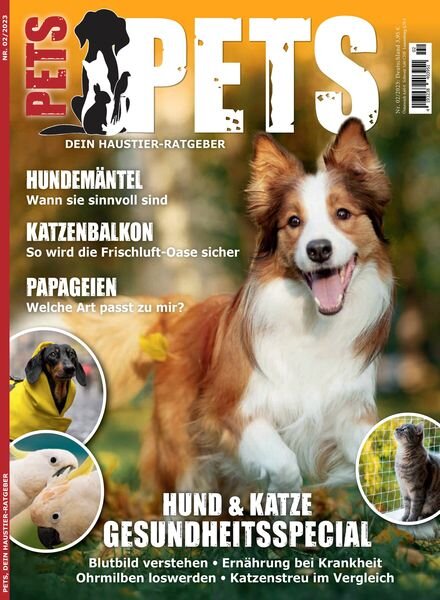 Pets Dein Haustier Ratgeber – Oktober 2023 Cover