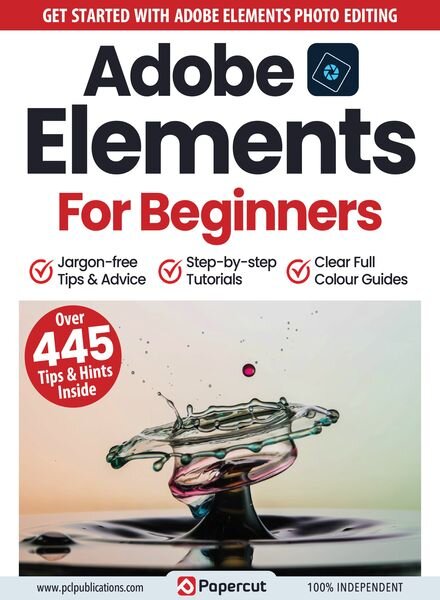Photoshop Elements For Beginners – October 2023 Cover