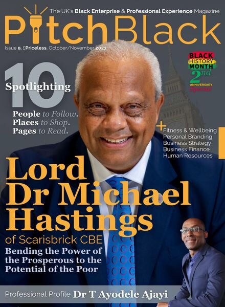 Pitch Black Magazine – October-November 2023 Cover