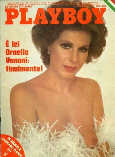 Playboy Italy – January 1977 Cover