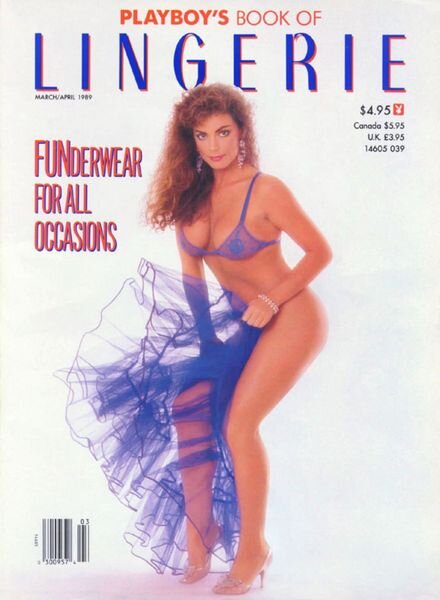 Playboy’s Book Of Lingerie – March-April 1989 Cover