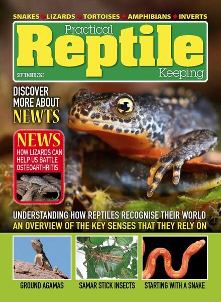 Practical Reptile Keeping – September 2023 Cover
