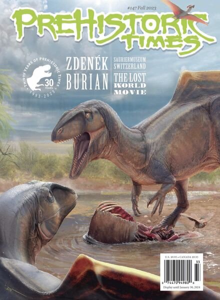 Prehistoric Times – Issue 147 – Fall 2023 Cover
