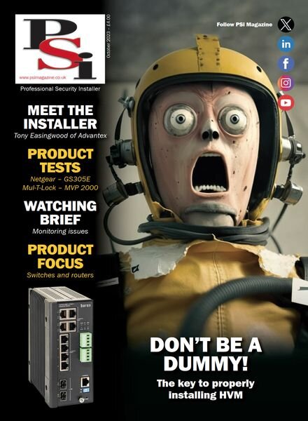 Proffessional Security Installer – October 2023 Cover
